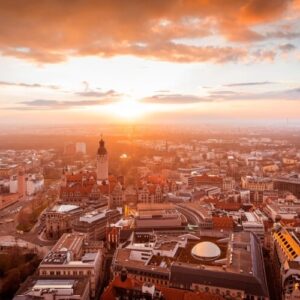 Fellows Ride Leipzig, Stadtansicht von oben