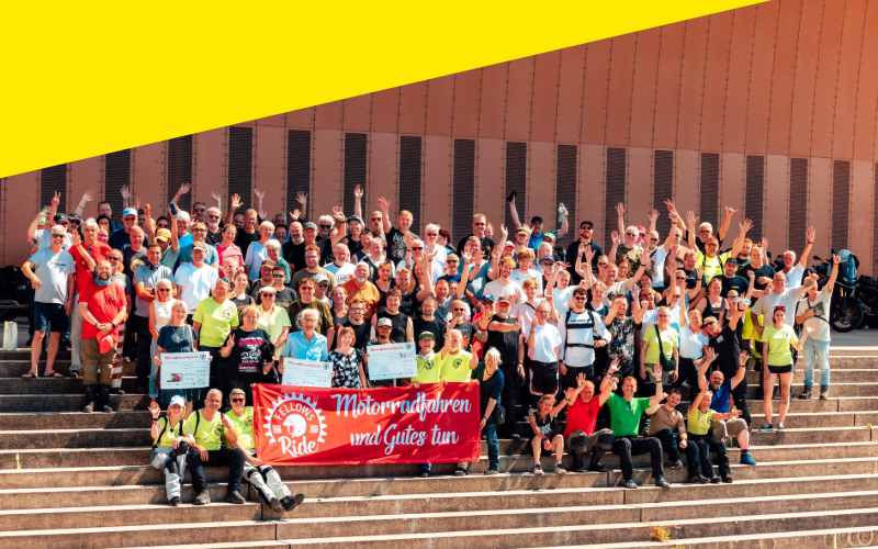 Fellows Ride Würzburg 2026, Gruppenfoto vor dem Kulturspeicher